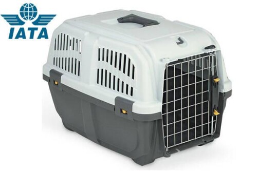 Skudo Iata 3 Kedi Köpek Taşıma Kafesi 60 cm - 1