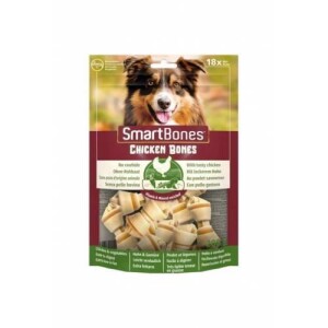 Smart Bones Tavuklu Mini Düğümlü Köpek Kemiği 288 gr 18 Adet - SmartBones