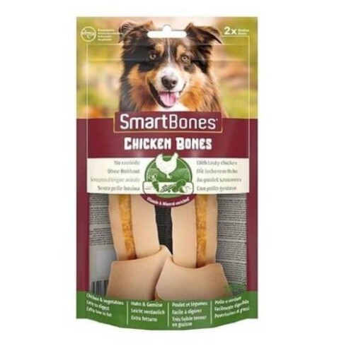 Smartbones Tavuklu Düğüm Kemik Medium Köpek Ödülü 2'li 13 cm - 1