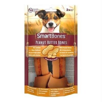 Smartbones Tavuklu Fıstık Ezmeli Medium Düğüm Kemik Köpek Ödülü 2'li 158 gr - 1