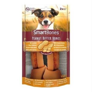 Smartbones Tavuklu Fıstık Ezmeli Medium Düğüm Kemik Köpek Ödülü 2'li 158 gr - SmartBones