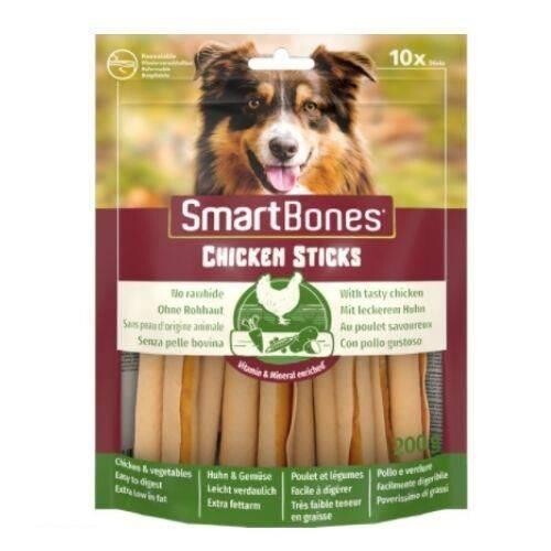 SmartBones Tavuklu Stick Köpek Ödülü 10'lu 200 gr - 1