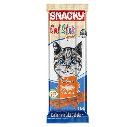 Snacky Somonlu Stick Kedi Ödülü 3 X 5 Gr - 1