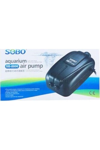 Sobo SB-8806 Çift Çıkışlı Hava Motoru 4W 2x5 Lt/Min - 1