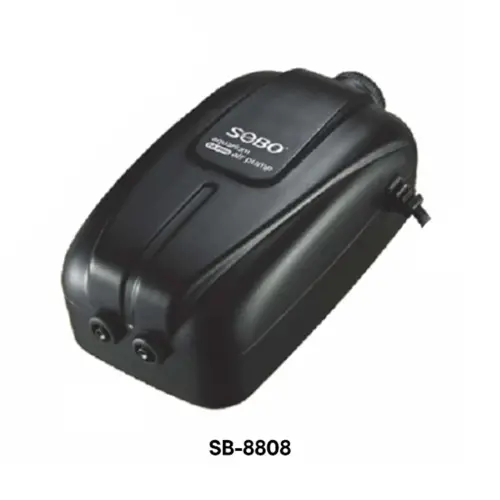 Sobo SB-8808 Çift Çıkışlı Hava Motoru 10W 2x6 Lt/Min - 1
