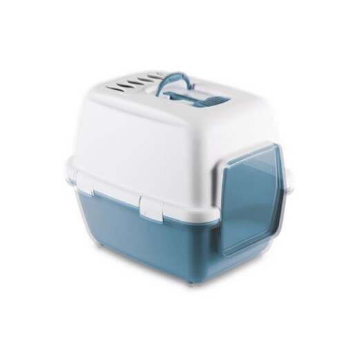 Stefanplast Cathy Comfort Kapalı Kedi Tuvaleti Gri - 1