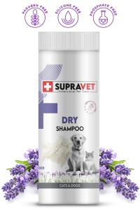 Supravet Dry Shampoo Lavanta Özlü Kedi Köpekler İçin Toz Şampuan 150 ml - Supravet