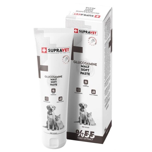 Supravet Glucosamine Kedi ve Köpek Eklem ve Kas Destekleyici Malt Paste 100 gr - 1