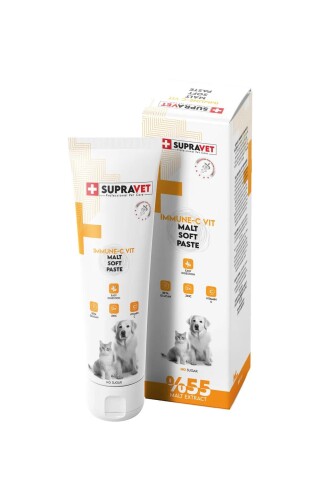 Supravet Immune C Kedi ve Köpek Bağışıklık Güçlendirici Malt Paste 100 gr - 1