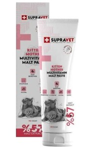 Supravet Kitten & Mother Multi Vitamin Malt Paste 30 gr - Supravet