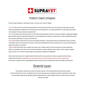 Supravet Küçük Irk Köpek Deri ve Tüy Bakım Yağı; Bit Pire Kene Dış Parazit Ense Damlası 1-10 kg (1 ml) - 2