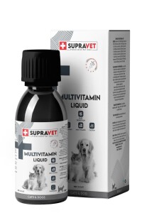 Supravet Multivitamin Sağlıklı Kedi Köpekler İçin Sıvı Damla 100 ml - Supravet
