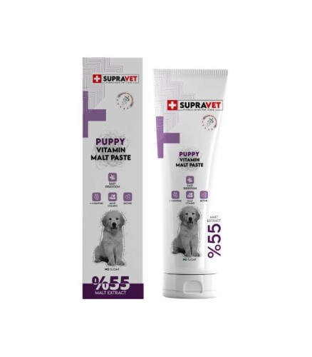 Supravet Puppy Yavru Köpek Vitamin Malt Paste 30 gr - 1