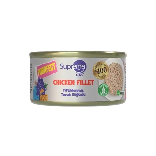 Supreme Cat Purrfect Tiftiklenmiş Tavuk Göğüslü Yetişkin Kedi Konservesi 70 gr - 1