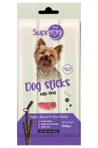 Supreme Dog Sığır Etli Köpek Ödül Çubuğu 3 X 5 gr - Supreme