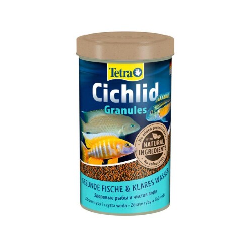 Tetra Cichlid Granules Granül Cichlid Balık Yemi 500 Ml / 225 Gr - 1