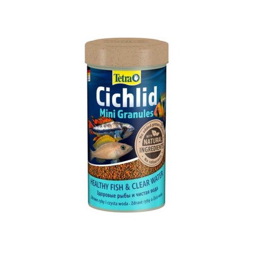 Tetra Cichlid Mini Granules Mini Granül Cichlid Balık Yemi 250 Ml - 1
