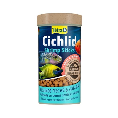 Tetra Cichlid Shrimp Sticks Cichlid Çubuk Balık Yemi - Karidesli 250 Ml / 85 Gr - 1