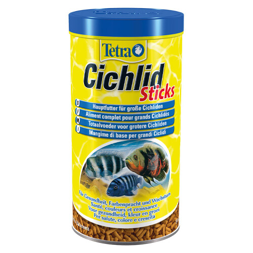 Tetra Cichlid Sticks Cichlid Çubuk Balık Yemi 1 Lt - 1