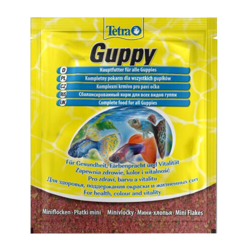 Tetra Guppy Lepistes Balık Yemi 12 Gr - 1