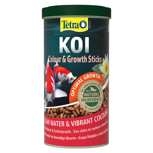 Tetra Koi Colour & Growth Sticks Renklendirici Çubuk Havuz Balıkları Yemi - 1
