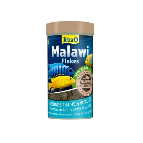 Tetra Malawi Flakes Pul Bitkisel Ciclhid Balık Yemi 250 Ml - 1