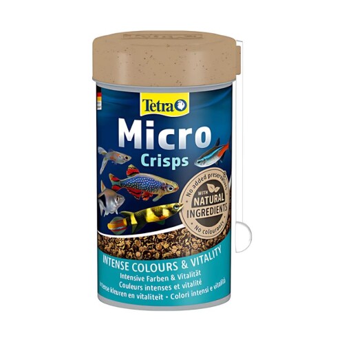 Tetra Micro Crisps Cips Mikro Tropikal Balık Yemi 100 Ml / 64 Gr - 1