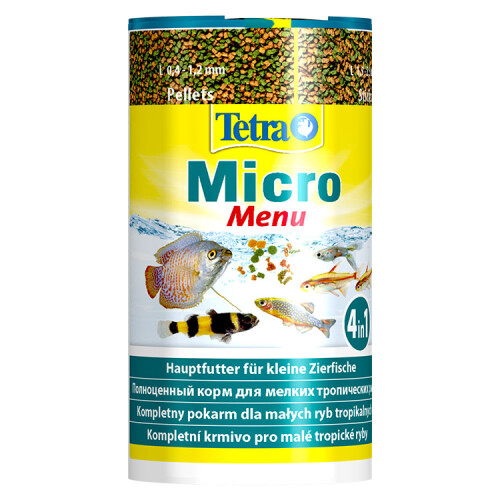 Tetra Micro Menu Karışık Mikro Tropikal Balık Yemi - 1
