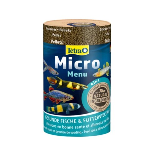 Tetra Micro Menu Karışık Mikro Tropikal Balık Yemi 100 Ml / 64 Gr - 1
