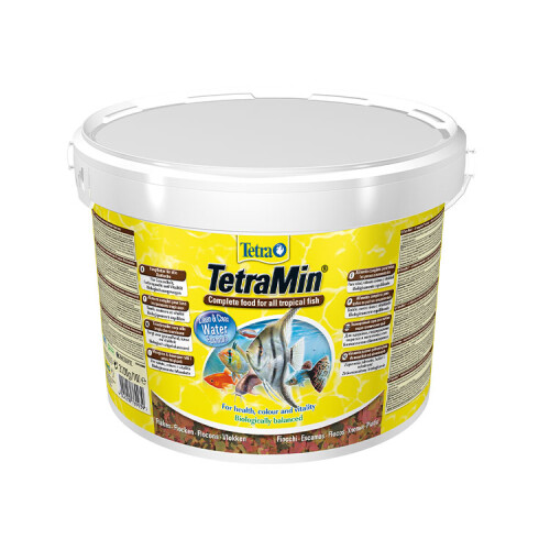 Tetra Tetramin Flakes Tropikal Pul Balık Yemi 10 Lt - 1