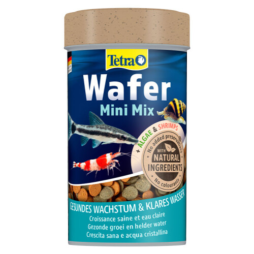Tetra Wafermix Mini Ufak Taneli Dip Balık Yemi - 1