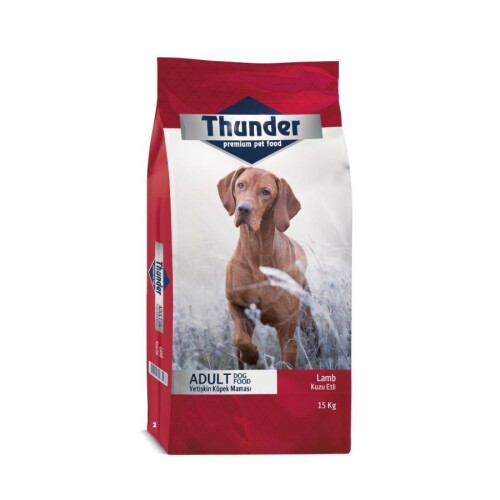 Thunder Kuzu Etli ve Pirinçli Yetişkin Köpek Maması 15 kg - 1