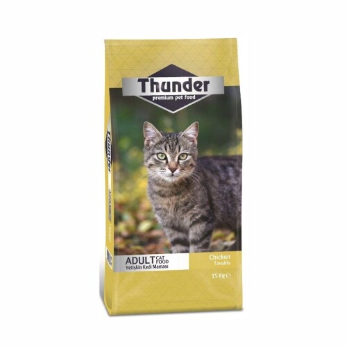 Thunder Tavuklu Yetişkin Kedi Maması 15 kg - 1