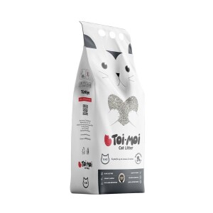 Toi Moi Aktif Karbonlu İnce Taneli Topaklanan Bentonit Kedi Kumu 10 kg X 2 Adet - Toi Moi 