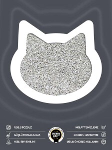 Toi Moi Aktif Karbonlu İnce Taneli Topaklanan Bentonit Kedi Kumu 10 kg - 3