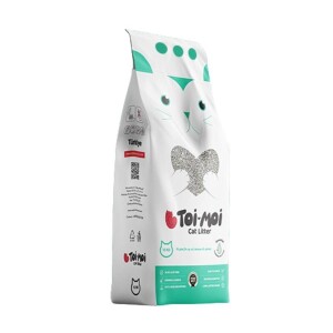 Toi Moi Kokusuz İnce Taneli Topaklanan Bentonit Kedi Kumu 10 lt - Toi Moi 