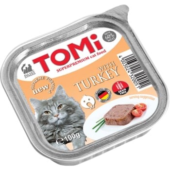 Tomi Pate Hindili Yetişkin Kedi Konservesi 100 gr - 1