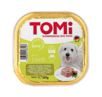 Tomi Köpek Kuzu Etli Pate Yaş Mama 300gr - 1