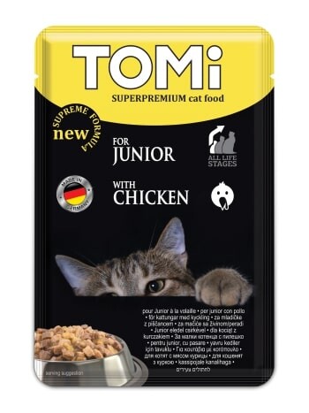 Tomi Yavru Kedi Kümes Hayvanlı Pouch Mama 100 gr - 1