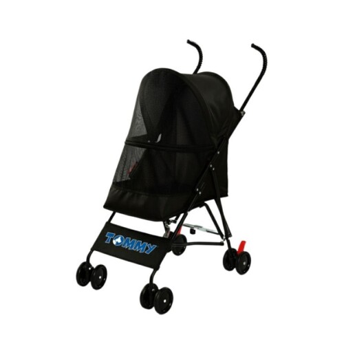 Tommy Evcil Hayvan Arabası 60x43x94 cm Siyah Max 15 kg - 1