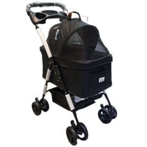 Tommy Evcil Hayvan Arabası 65x45x95cm Siyah Max 15 Kg - Tommy