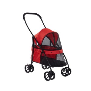 Tommy Evcil Hayvan Arabası 67x47x98 Cm Kırmızı Max 15 Kg - Tommy