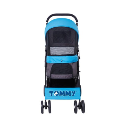 Tommy Evcil Hayvan Arabası 67x47x98 Cm Mavi Max 15 Kg - 2