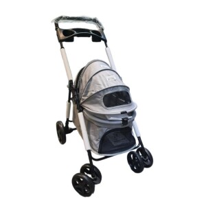 Tommy Evcil Hayvan Arabası 74,5x46,5x97,5cm Gri Max 15 Kg - Tommy