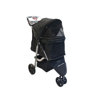 Tommy Evcil Hayvan Arabası 80x46x99cm Siyah Max 15 Kg - 1
