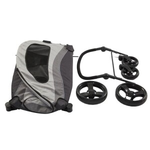 Tommy Evcil Hayvan Arabası Gri 90x73x108 Cm Max 60 Kg - 3