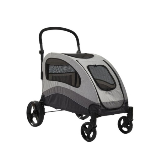 Tommy Evcil Hayvan Arabası 90x73x108 Cm Gri Max 60 Kg - 2