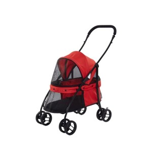 Tommy Evcil Hayvan Arabası Kırmızı 67x47x98 Cm Max 15 Kg - 2