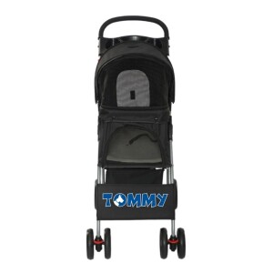 Tommy Evcil Hayvan Arabası Siyah 80.5x45.5x101 Max 15 Kg - 1