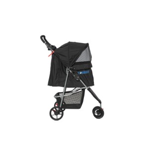 Tommy Evcil Hayvan Arabası Siyah 81x45.5x101 Cm Max 15 Kg - 1